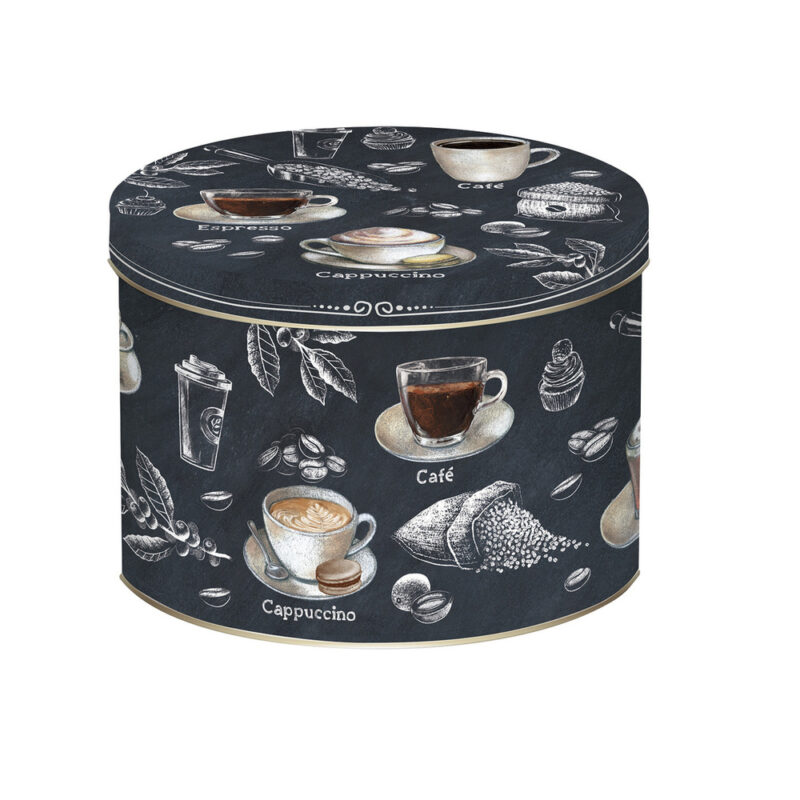 Kubek porcelanowy w metalowym pudełku