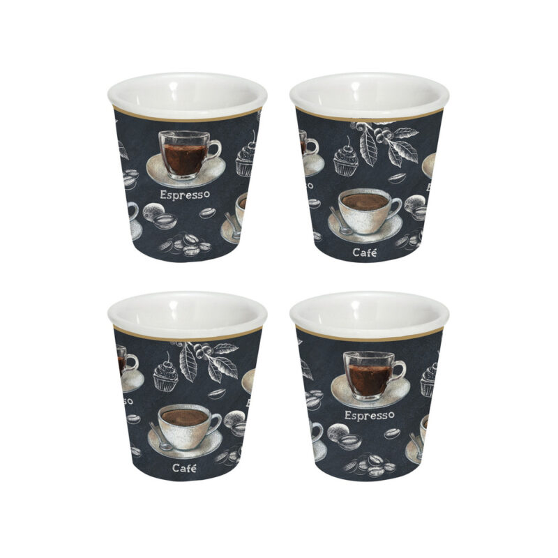 Zestaw 4 filiżanek espresso